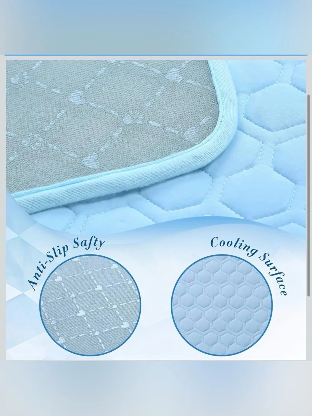Arc-Chill Pet Cooling Mat Dogs Cats Q-Max 0.5 Washable Non-Slip Pad